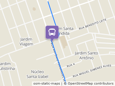 Mapa da parada