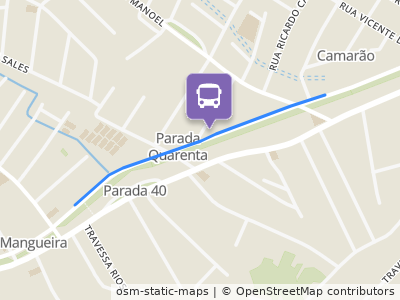 Mapa da parada