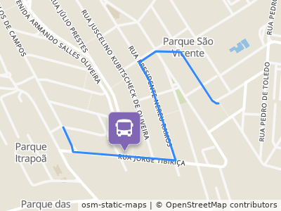 Mapa da parada
