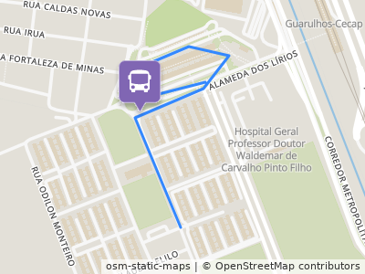 Mapa da parada