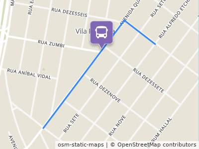 Mapa da parada