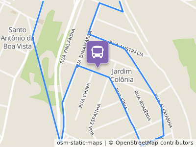 Mapa da parada