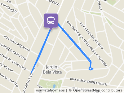 Mapa da parada