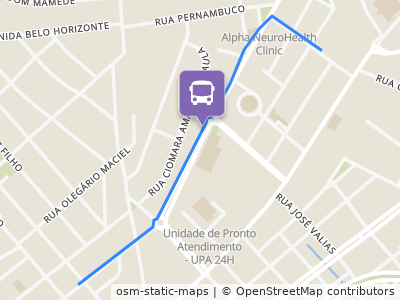 Mapa da parada