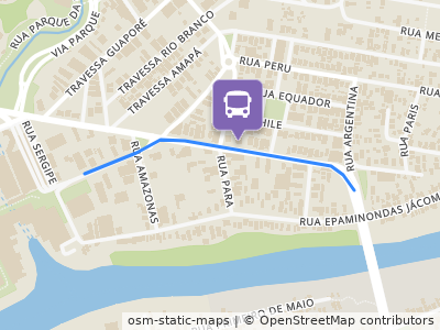 Mapa da parada