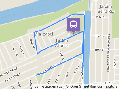 Mapa da parada