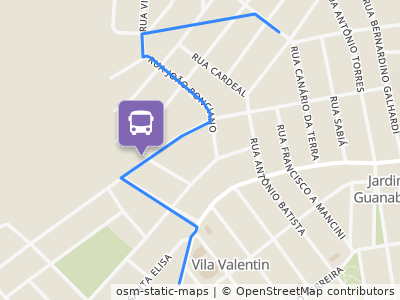 Mapa da parada
