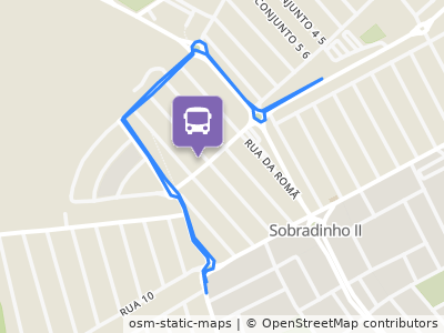 Mapa da parada