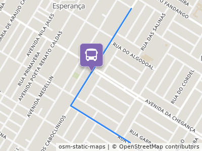 Mapa da parada