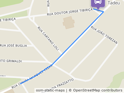 Mapa da parada