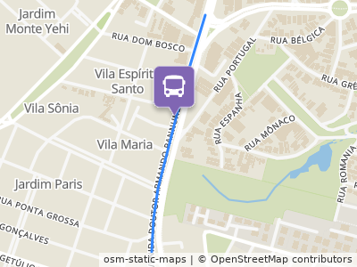 Mapa da parada