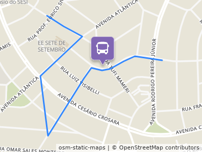 Mapa da parada