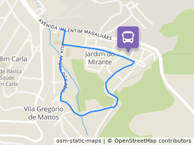 Mapa da parada