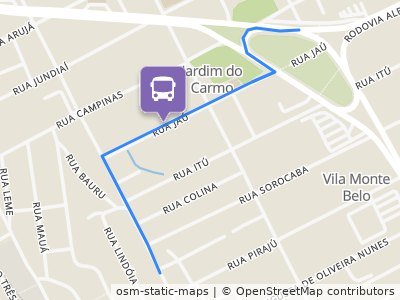 Mapa da parada