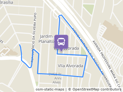 Mapa da parada