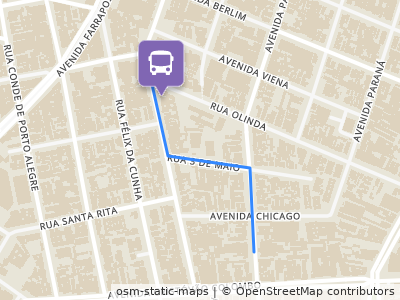 Mapa da parada