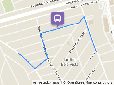 Mapa da parada