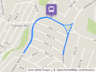 Mapa da parada