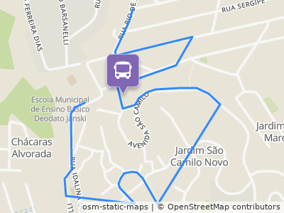 Mapa da parada