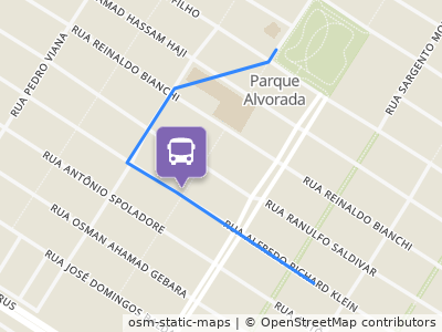 Mapa da parada
