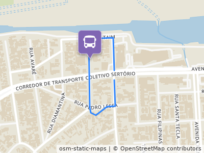 Mapa da parada