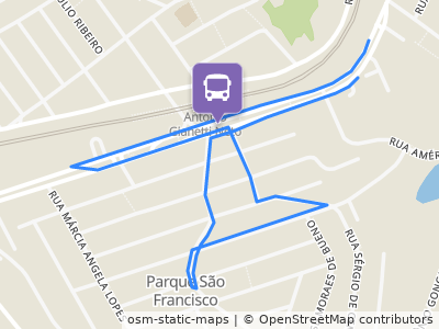 Mapa da parada