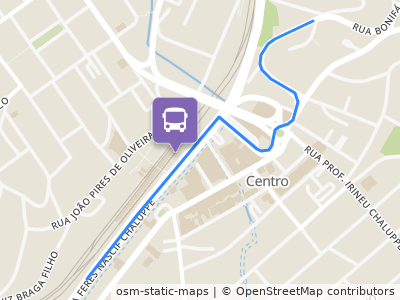 Mapa da parada