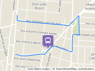 Mapa da parada