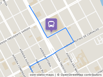 Mapa da parada