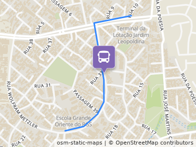 Mapa da parada