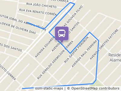 Mapa da parada