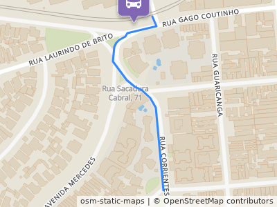 Mapa da parada