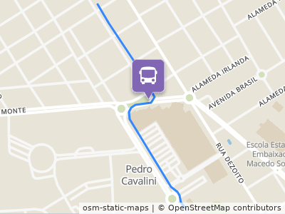 Mapa da parada