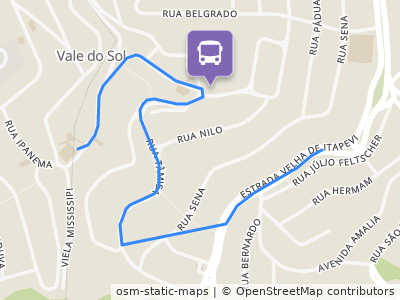 Mapa da parada
