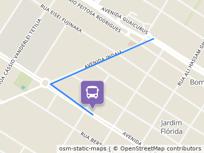 Mapa da parada
