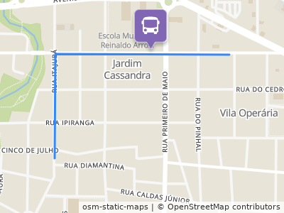 Mapa da parada