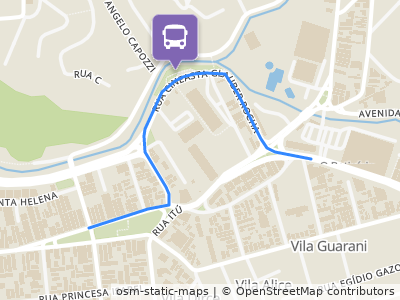 Mapa da parada