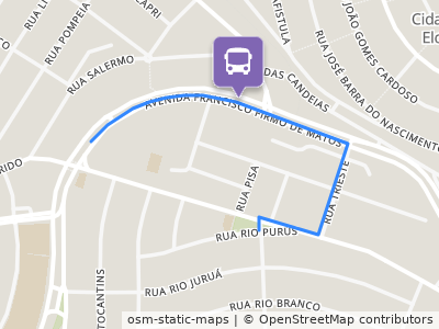 Mapa da parada