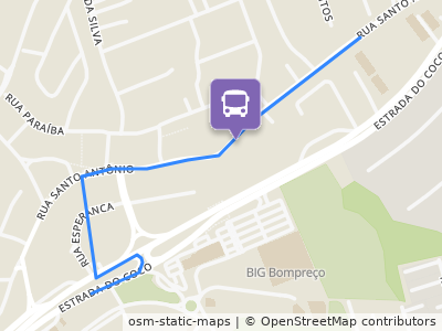 Mapa da parada
