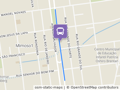 Mapa da parada