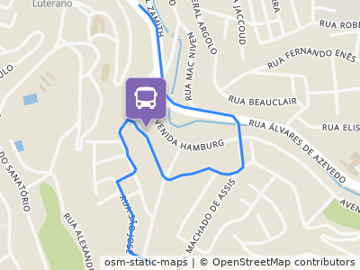Mapa da parada