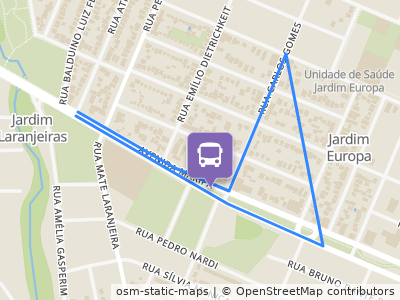Mapa da parada
