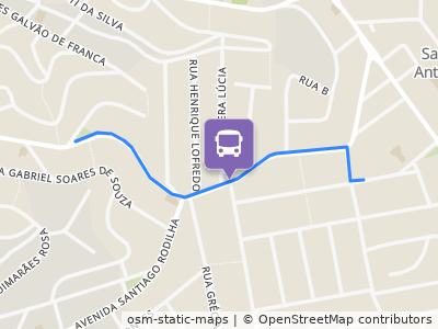 Mapa da parada