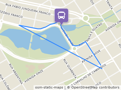 Mapa da parada