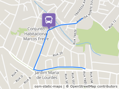 Mapa da parada