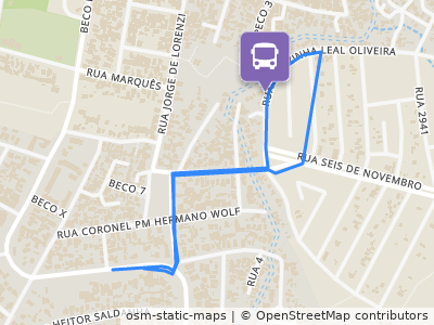 Mapa da parada