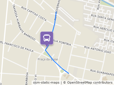 Mapa da parada