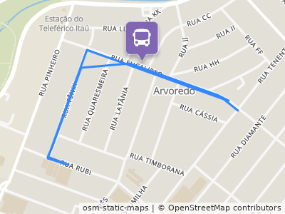 Mapa da parada