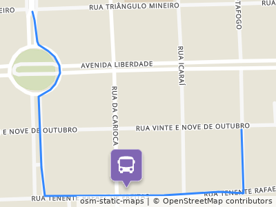 Mapa da parada