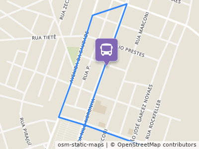 Mapa da parada